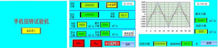 扭轉(zhuǎn)試驗機功能圖